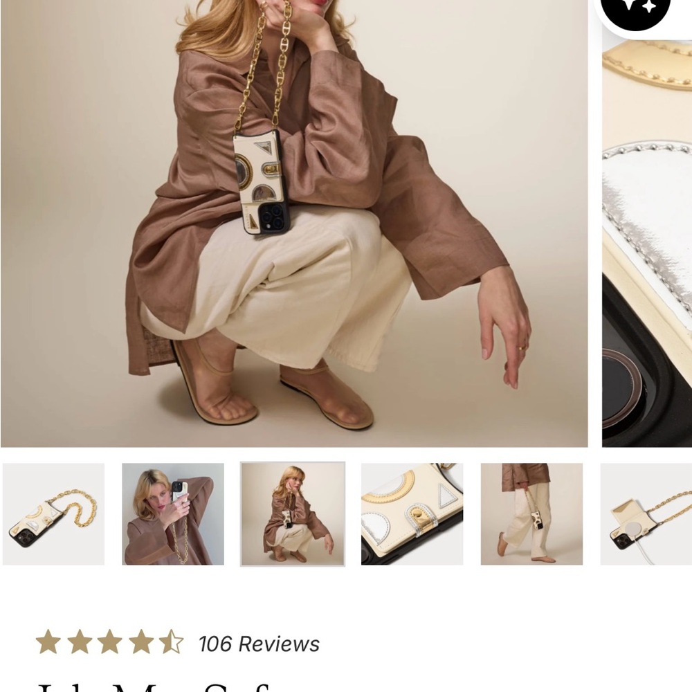 Bandolier Black Pouch with Gold Logo